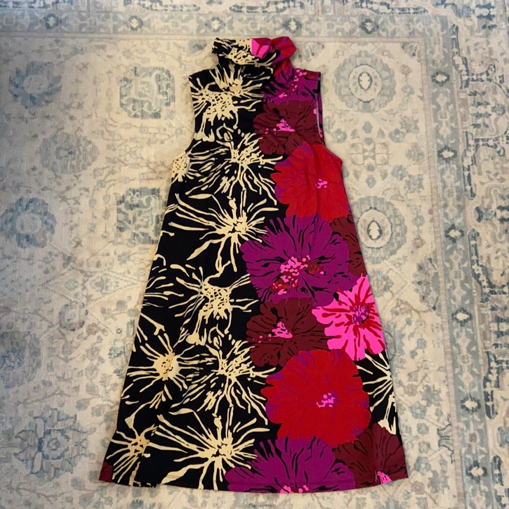 Julie Brown Turtleneck Swing Dress